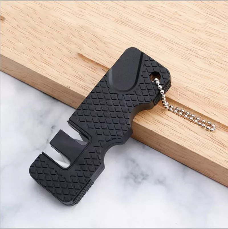

Mini Ceramic Multipurpose Keychain Whetstone Carbide Knife Pocket Diamond Tools Scissor Sharpen Fish Portable Knife Sharpener