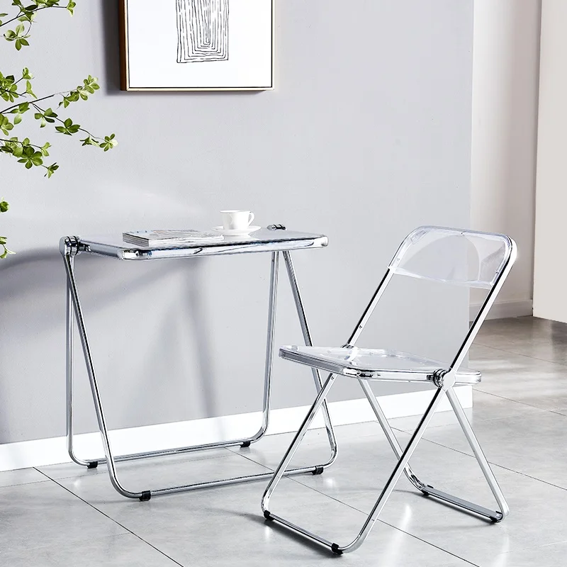 Современный минималистичный телефон Wuli красное Ins Прозрачное Кресло со спинкой