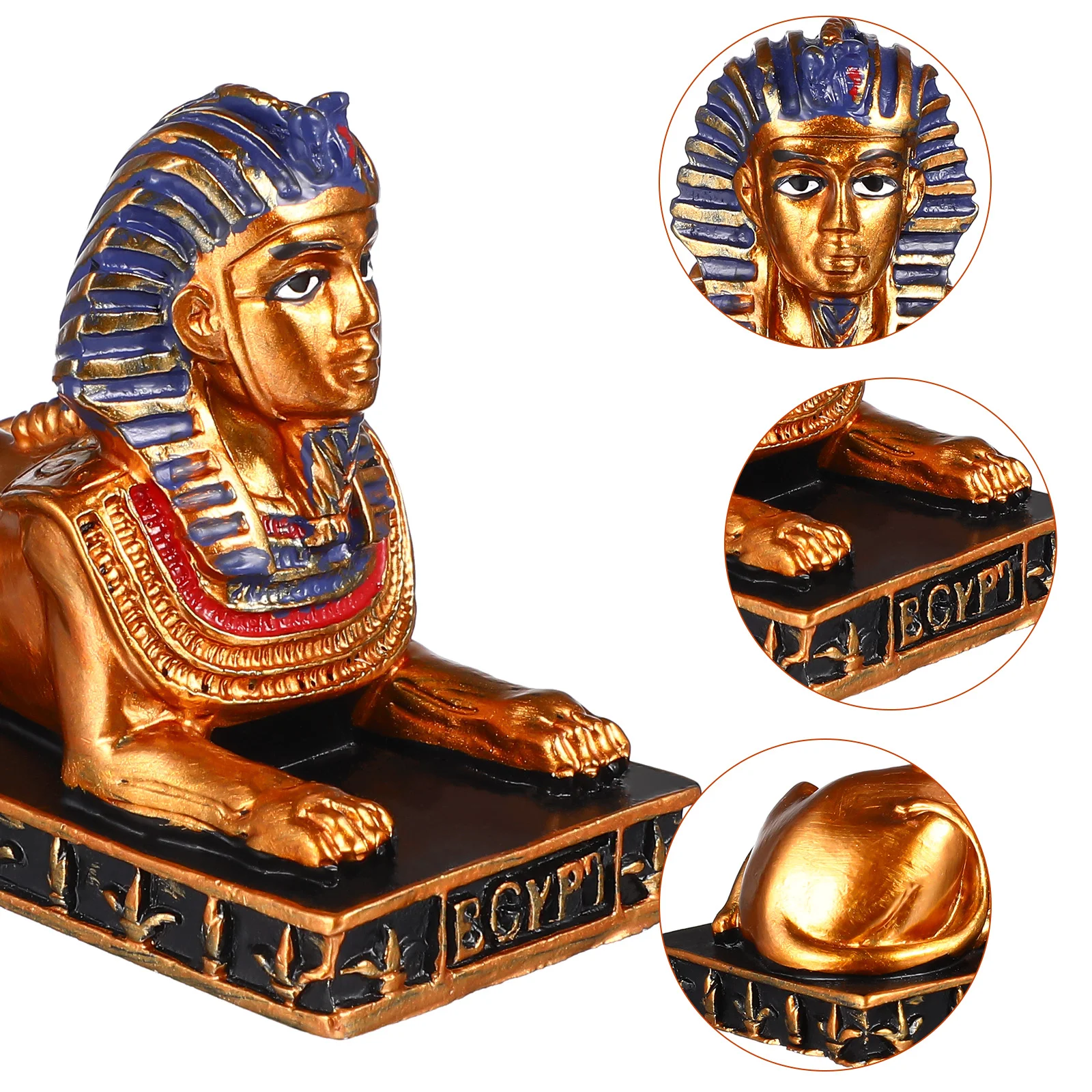 Игрушка для домашнего декора орнамент в виде сфинкса украшение рабочего стола