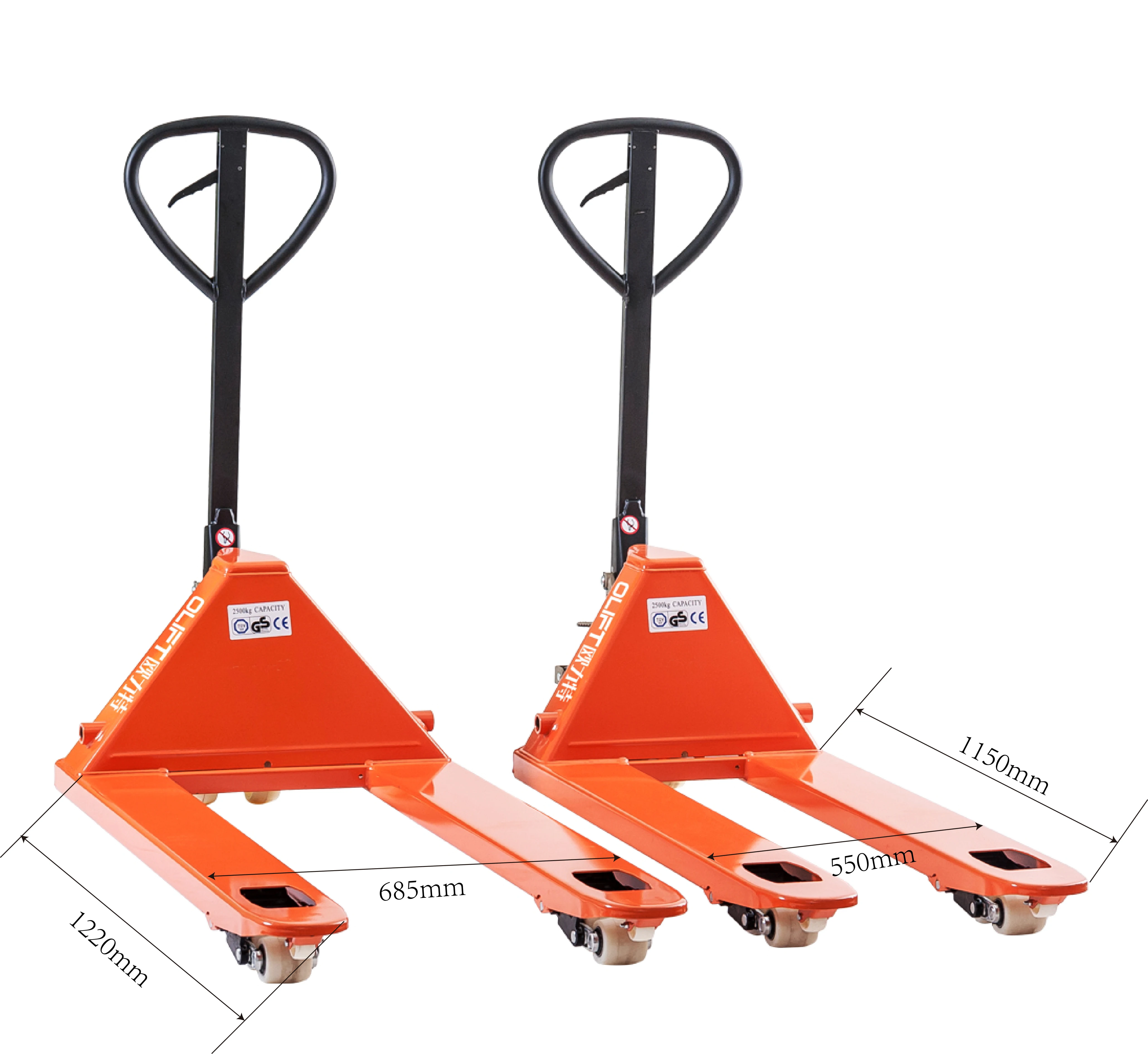 Гидравлический ручной вилочный погрузчик Olift домкрат колесо Nulon Новинка