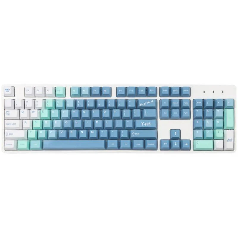 

GMK Yeeti колпачок для ключей Вишневый профиль PBT двухсторонний краситель сублимационный колпачок 61/64/68/87/96/980/104/108