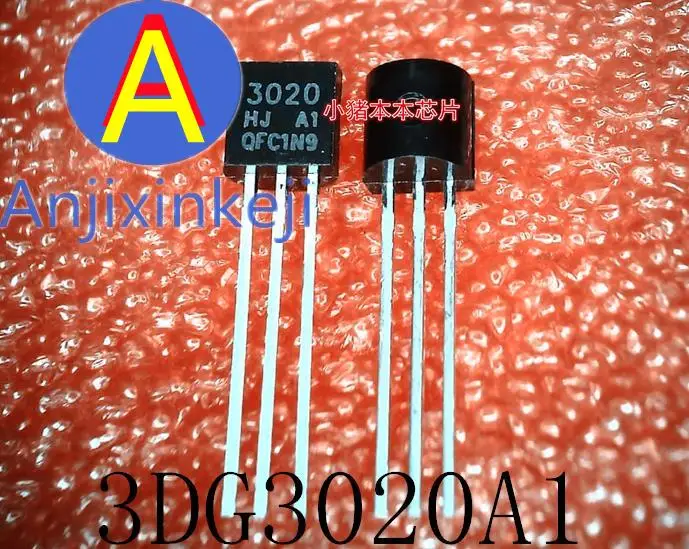 

30pcs 100% orginal new 3DG3020A1 3OG3020A1 Silkscreen: 3020 TO-92