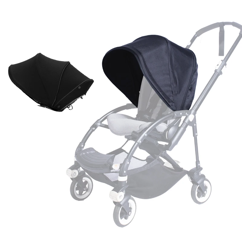 Baby Stroller Accessories Sun Cover For Bee3 Bee+ Bugaboo Pram Hood  Double Layer Fabric Anti-UV Awning Replacement Canopy