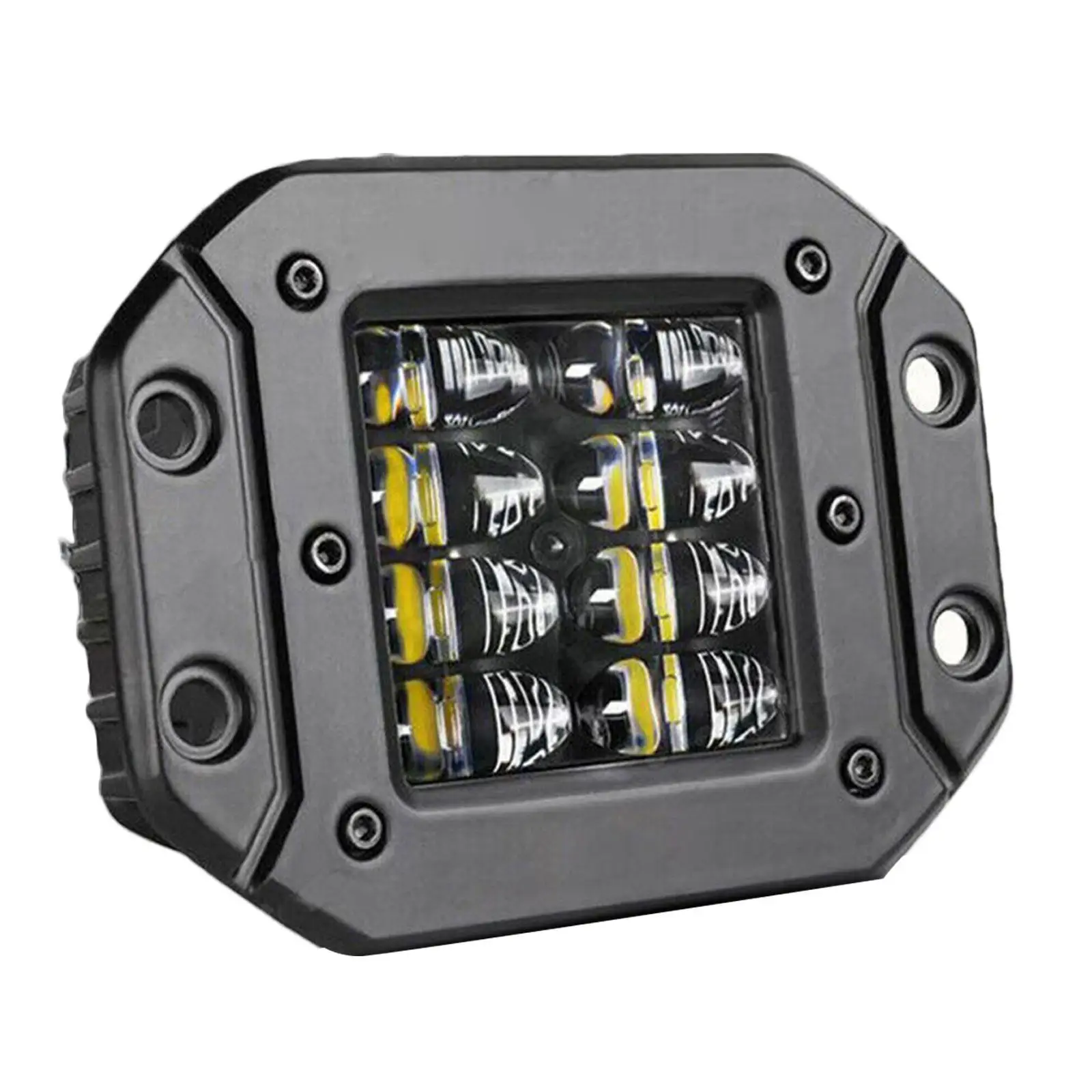 

Встраиваемый Точечный светильник для автомобиля, водонепроницаемый квадратный фонарь для внедорожников, 5 дюймов, 24 Вт, Ip68, Y7w9