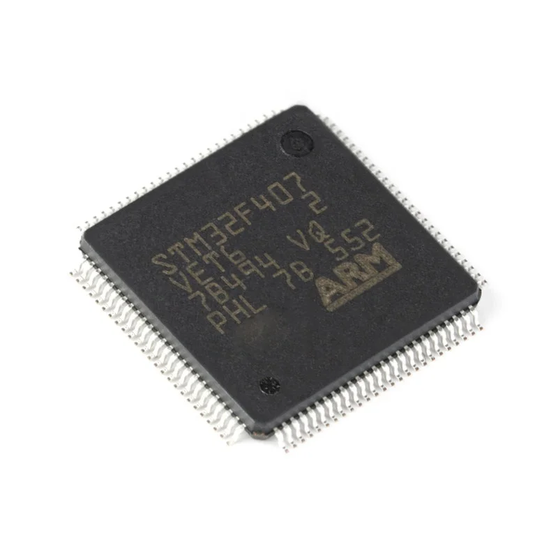 

Оригинальный аутентичный STM32F407VET6 STM32F407ZET6 микроконтроллер ARM Cortex-M4 168 МГц/512KB Flash RAM: 196KB