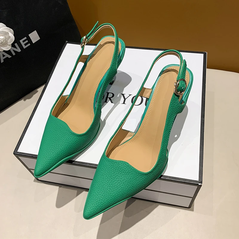 

Heels Women Party Shoes Sexy Shallow Pointed Pumps Sandals Ladies Slip on Zapatos Para Mujer Shoes High Heels Woman 2022 New