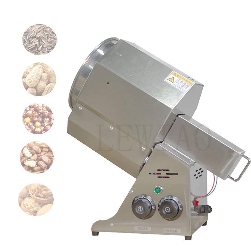 

Commercial Chestnut Nuts Roaster Fried Machine Electric Coffee Beans Grains Soybean Beans Roasting Baking Machines