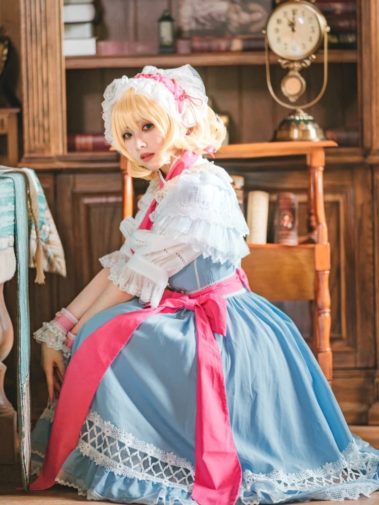 Косплей-Костюм Алиса маргатроид проект Touhou Косплей Аниме женское милое