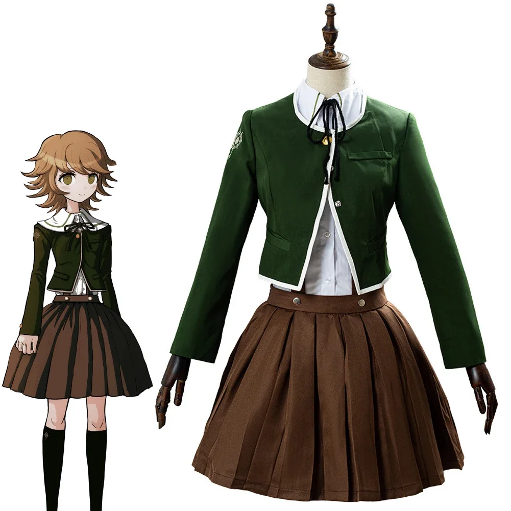 Игра Danganronpa Trigger Happy Havoc Chihiro Fujisaki Косплей Костюм Аниме Взрослые Женщины Девушки JK
