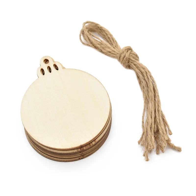 

Деревянные рождественские шары ZQNYCY, набор из 10 штук