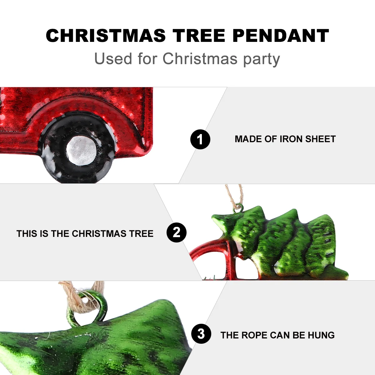 Рождественские украшения подвеска для вечеринки маленький автомобиль подвесной