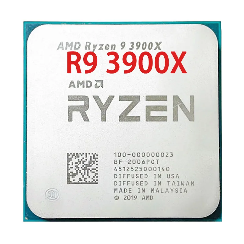 

AMD Ryzen 9 3900X R9 3900X 3.8 GHz Twelve-Core 24-Thread CPU Processor 7NM L3=64M 100-000000023 Socket AM4