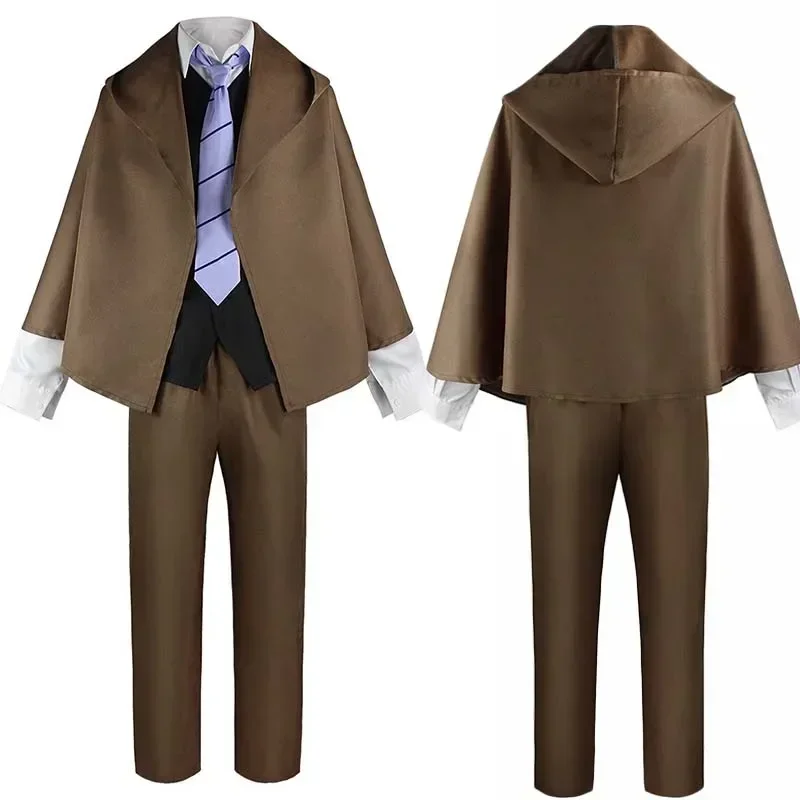 Аниме BSD детективное агентство эдогава ранпо Косплей Костюм Rampo наряды парик