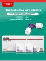 medical two way three way valve disposable sterile skin booster dispensing medical beauty injection connector dispenser