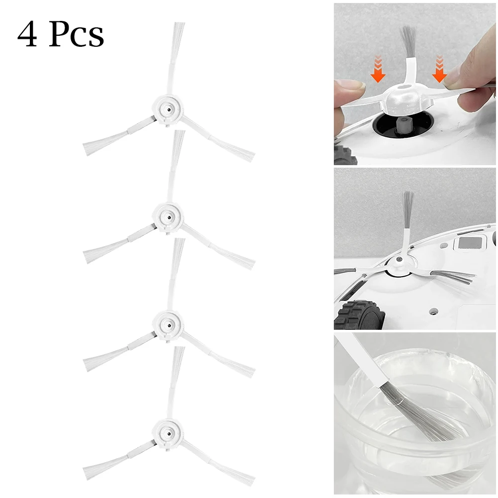 

4pcs Side Brush For Ultenic T10 Robot Vacuum Cleaner Household Sweeper Cleaning Tool Sweeping Corner Brushes Replacement 2022