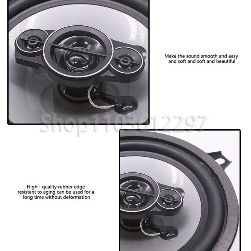 Автомобильные колонки 2 шт. 4/5/6 дюймов универсальные автомобильные коаксиальные