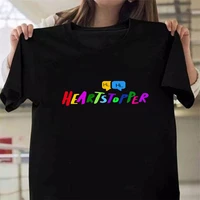 new arrvial unisex heartstopper tshirts fashion graphic tee summer tops casual cotton tshirts nick and charlie printing tshirts