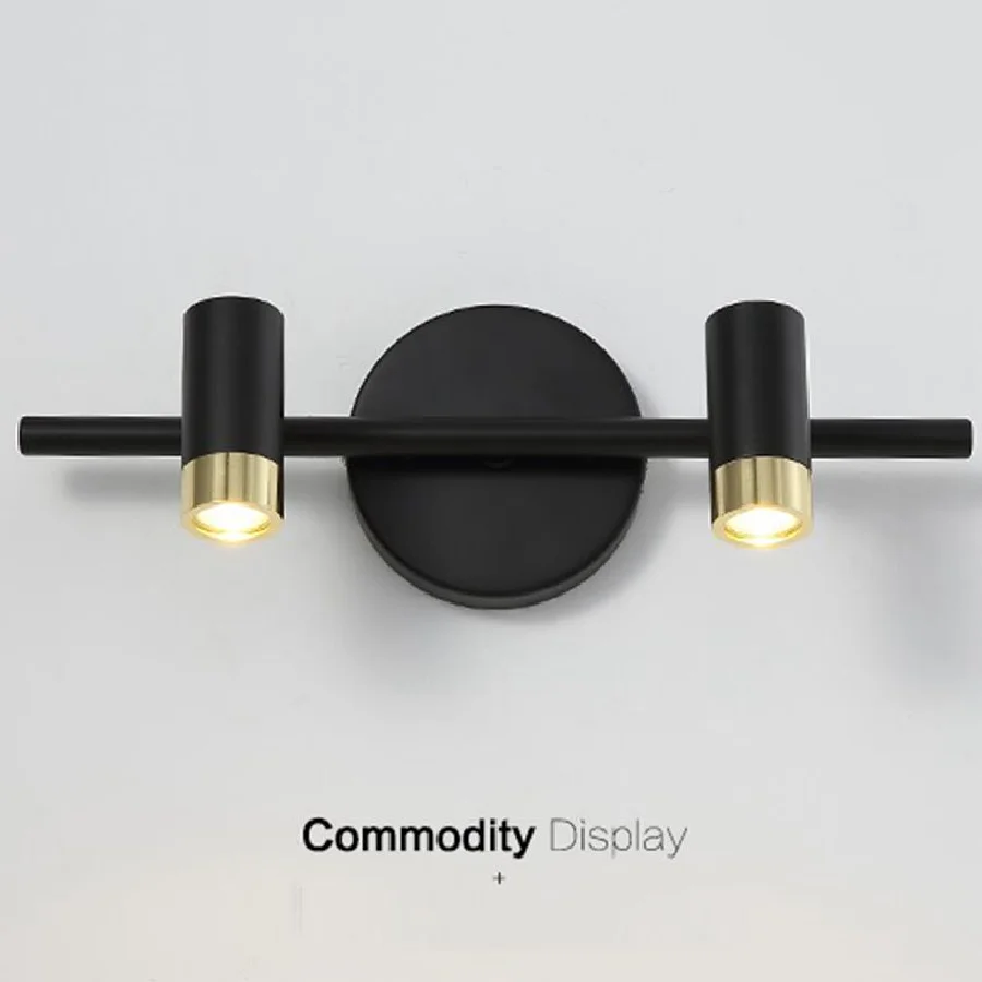 

LukLoy Mirror Front Wall Lamp bathroom LED Retro Nordic Waterproof Mirror Cabinet Light Hotel Decoration Mirror Bracket Light