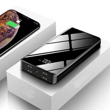 30000mAh Power Bank For iPhone Xiaomi Huawei Samsung Powerbank 4 USB PoverBank Portable Charger Exte