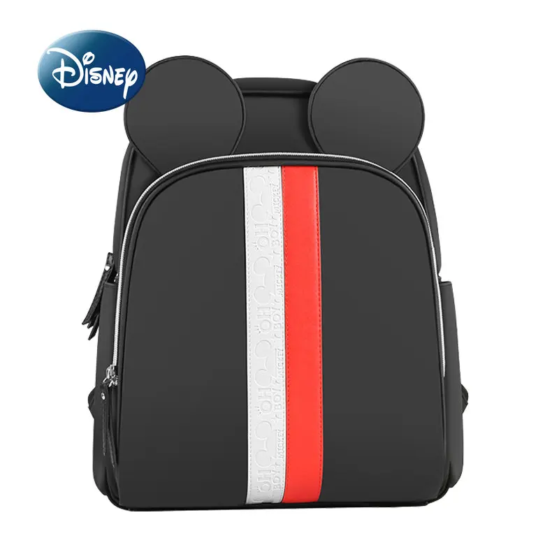 Disney Mickey Original New Diaper Bag Backpack Luxury Brand Fashionable Diaper Bag Cartoon Large Capacity Waterproof Baby Bag