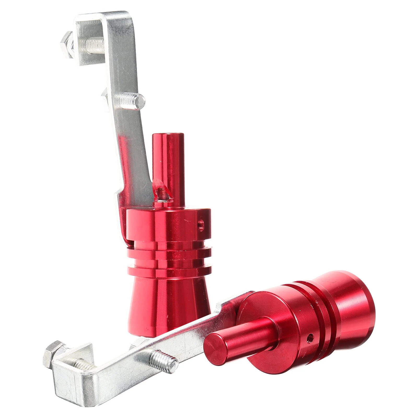 

2 Pcs Universal Muffler Exhaust Whistle Whistling Tailpipe Aluminum Sounders Car Decorative Turbines Alloy Loud Maker