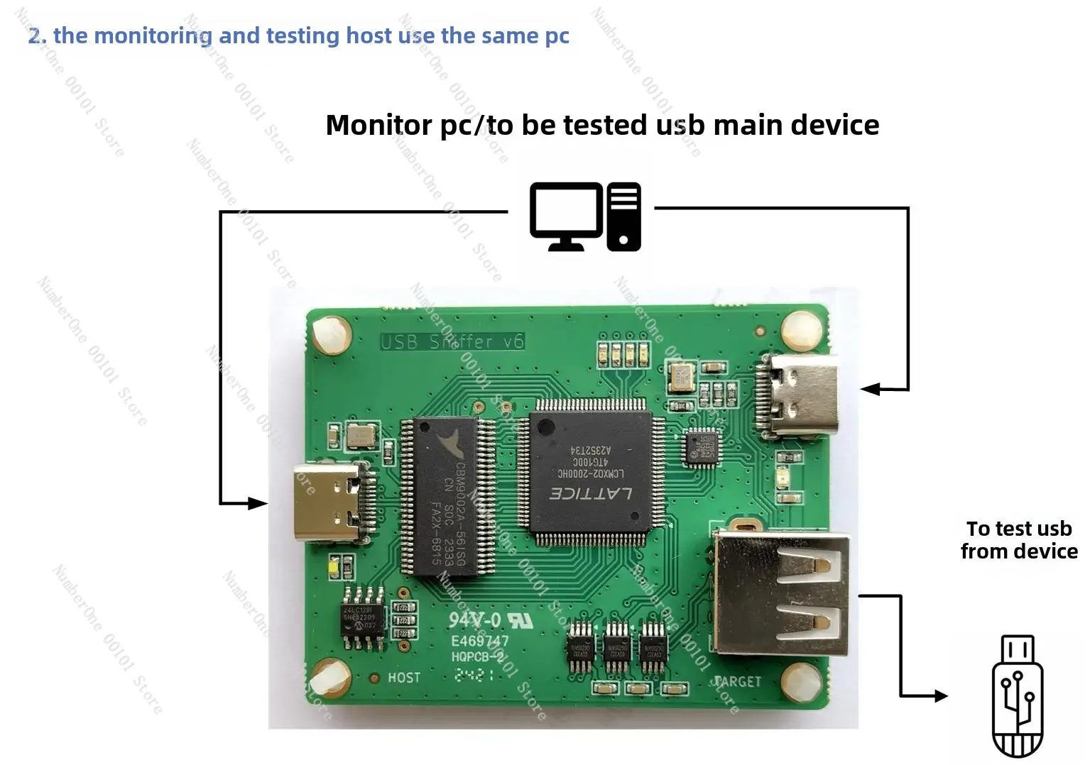 Анализатор шины USB Снифер USB2.0 USB1.1 Wireshark Версия с открытым исходным кодом