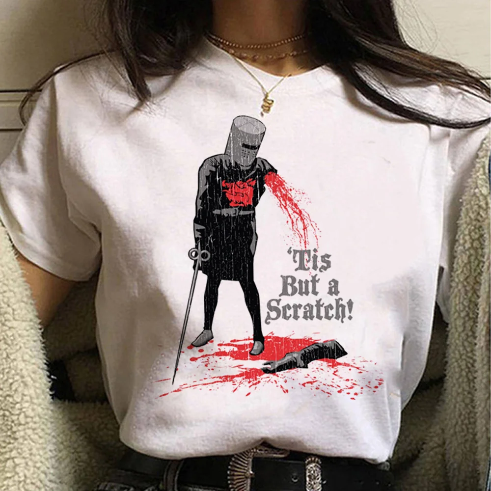 

Tis But a Scratch Tee women designer funny t shirt girl designer clothing