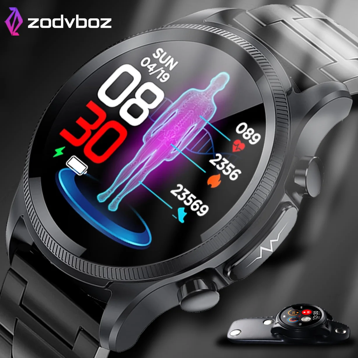 

Non-invasive Blood Glucose Smart Watch Men Health Body Temperature Monitoring ECG Watches IP68 Waterproof Smartwatch For Women