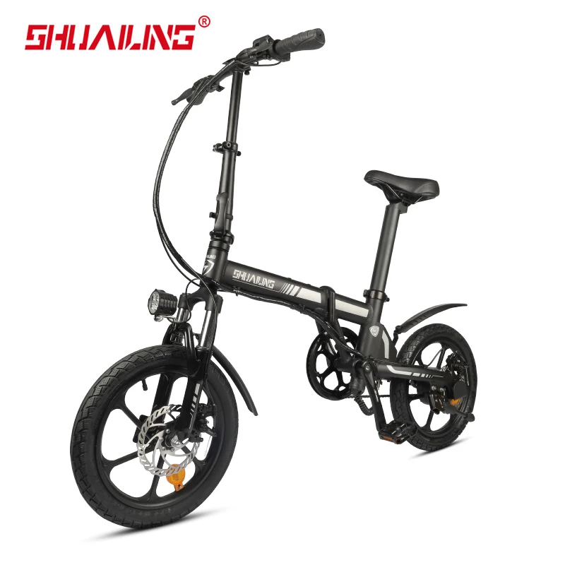 10.5ah Folding Cycling Electric Bike 16 Inch Ultra Light Adu
