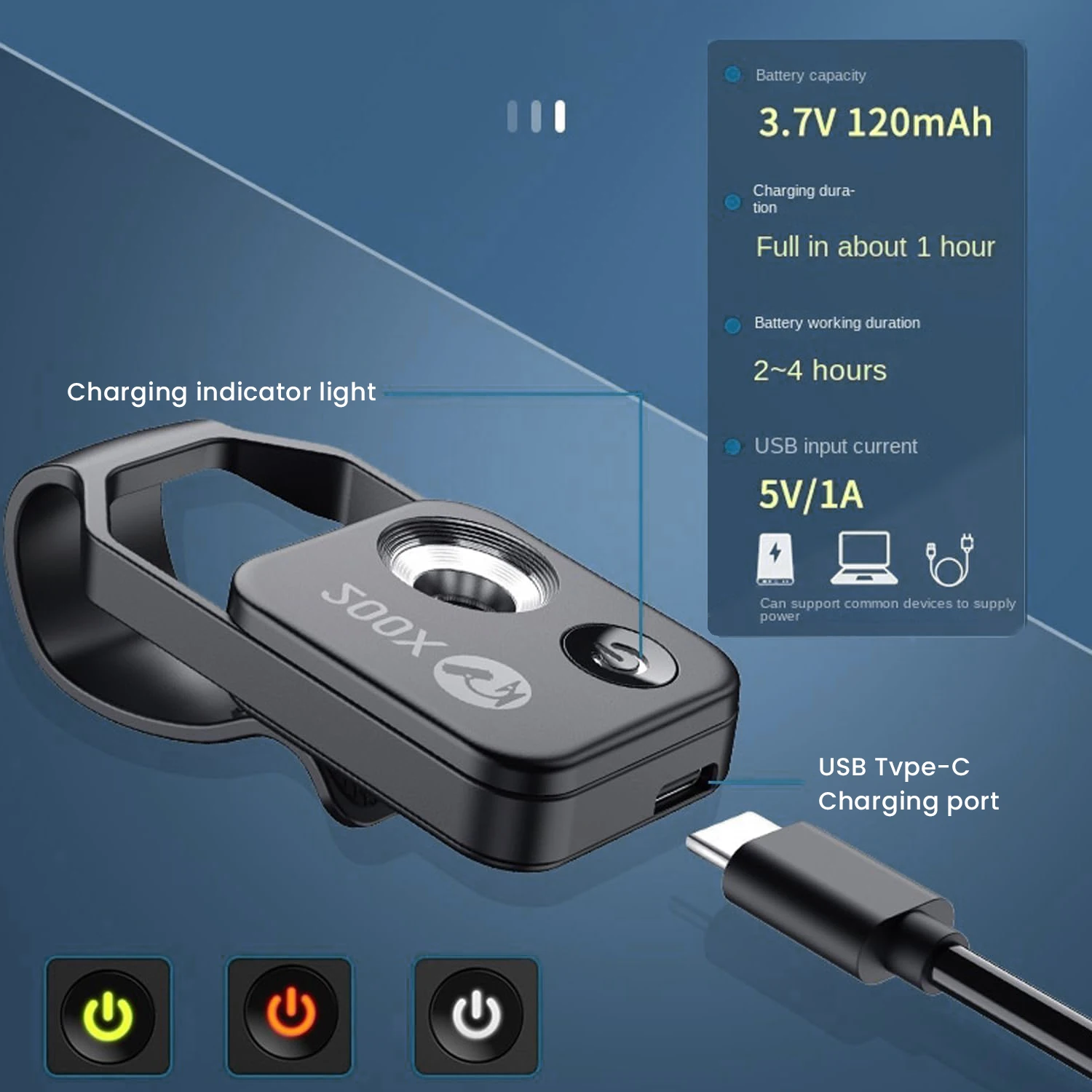 Портативный цифровой мини-микроскоп со светодиодной подсветкой и универсальным