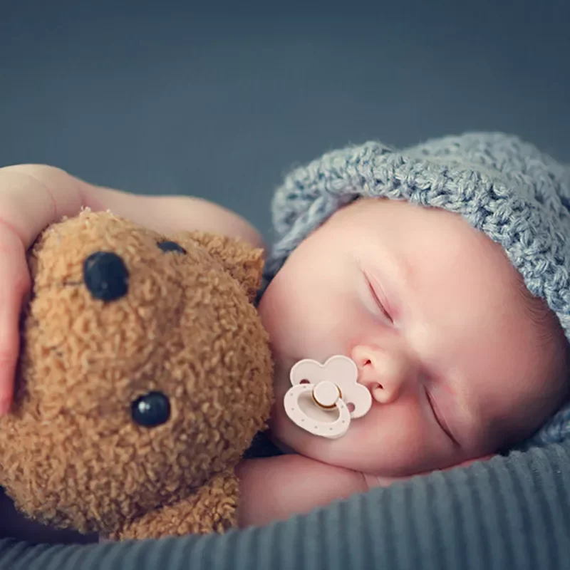 

New Newborn Bites Music Pacifier Super Soft Baby Sleep Pacifier Simulation Breast Milk Pacifier