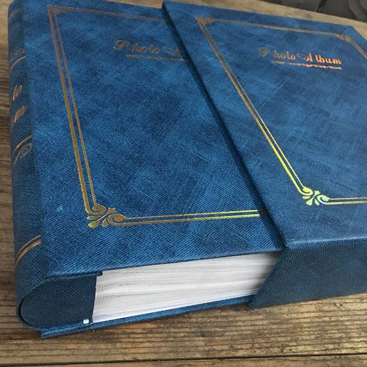 

Cloth grain box 6 inch album 200 interstitial album family photo album baby photograph thin graduation gifts plastic album