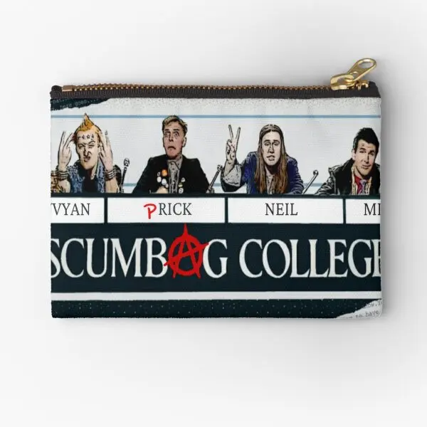 

The Young Ones Scumbag College Zipper Pouches Wallet Pocket Socks Storage Money Small Pure Cosmetic Underwear Women Key Bag