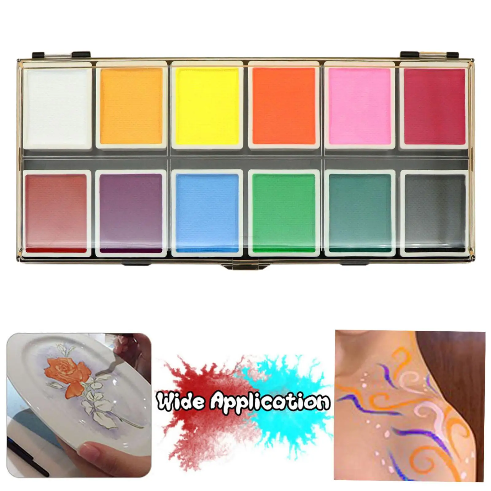 

Face and Body Paint Professional Body Art Paint for Stage Halloween Theatre