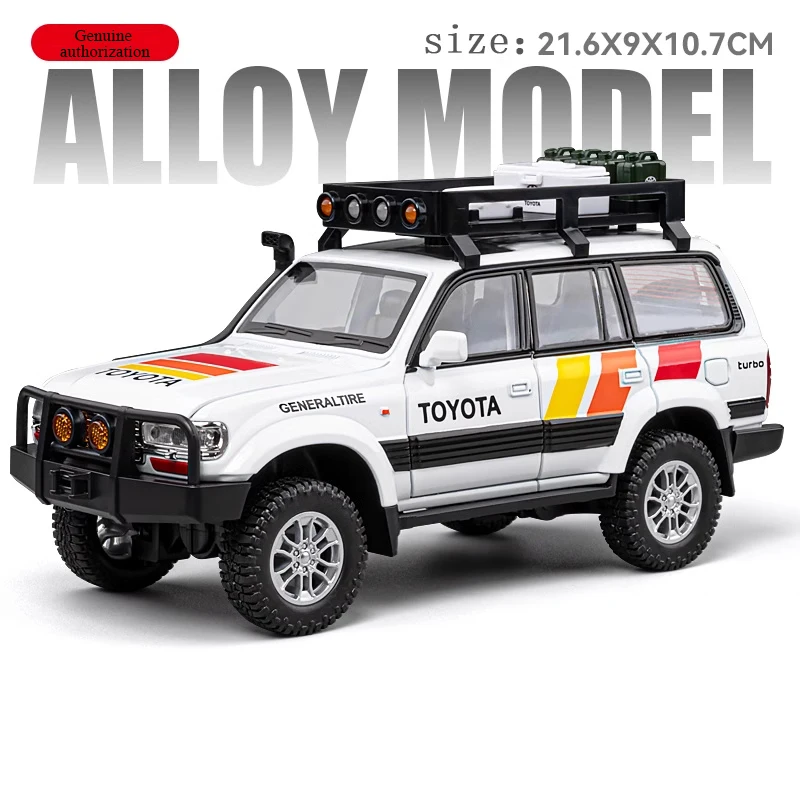 1:24 Land Cruiser LC80 SUV Внедорожник Литая под давлением модель автомобиля Игрушки из