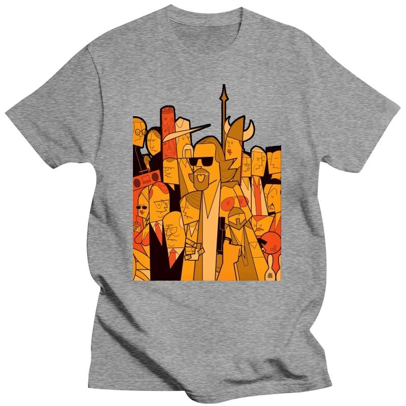 Футболка с забавным фильмом Большой Лебовски мужская футболка принтом коротким