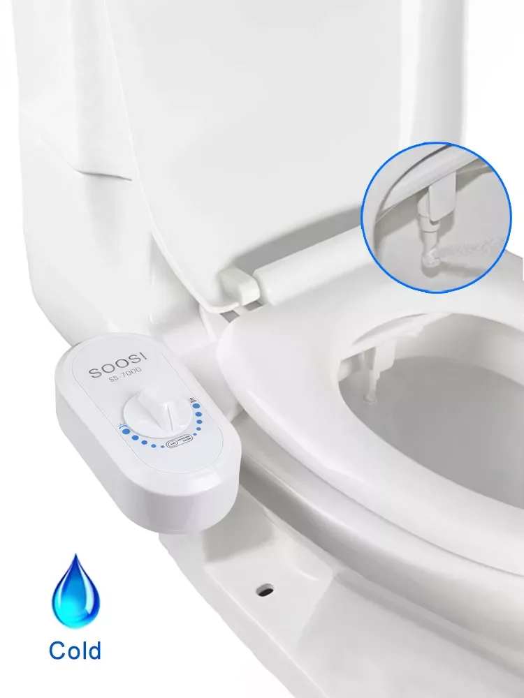 

Single Nozzle Mechanical Bidet Toilet Seat Accessories Non-electronic Toilet Cold water Self-cleaning Classic