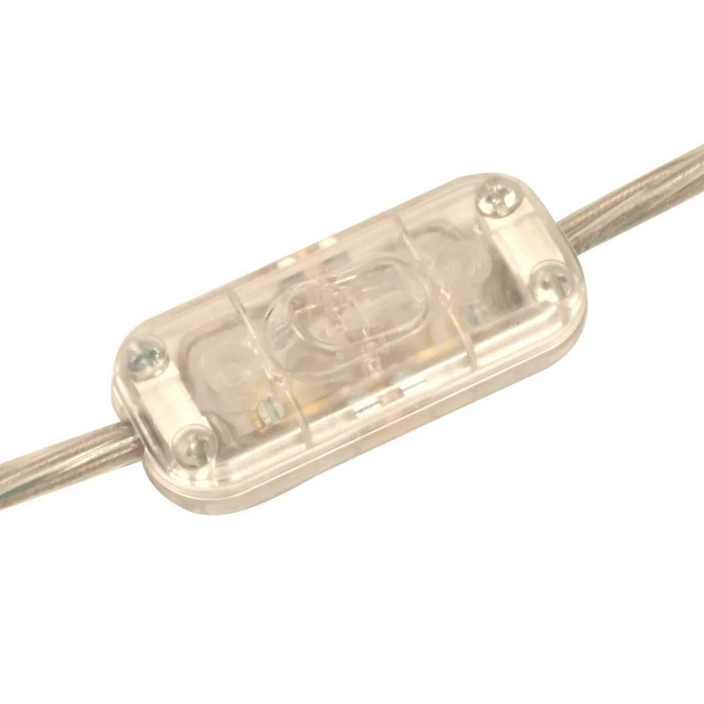 

302-2 Push Button Switch 6A 250V Polycarbonate Black/white/transparent On-Line Switch For Table Lamps LED Lights