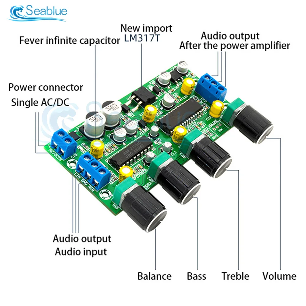 

Предусилитель Aideepen BBE2150 UPC1892T