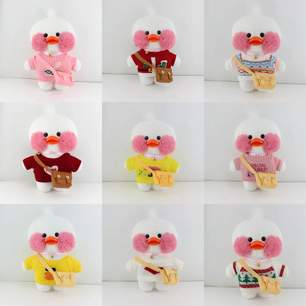 

NEW 30cm White Lalafanfan Duck Toy Kawaii Plushed Toys Cartoon Duck Stuffed Animals Classic Toys Hobby & Collectibles
