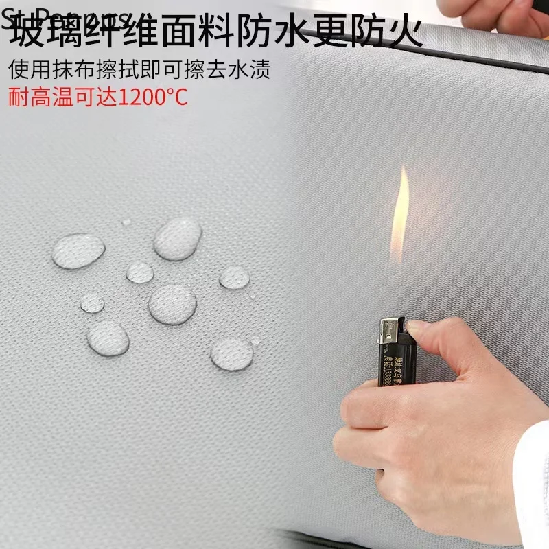 Огнестойкая Сумка для документов защитный Органайзер на молнии