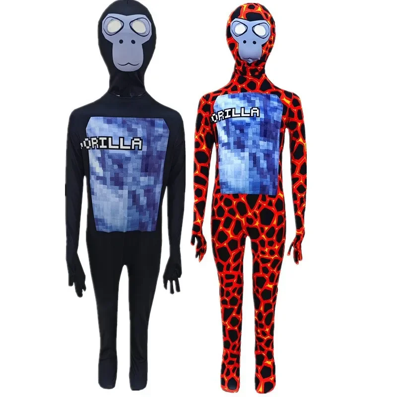 Хэллоуин Трансграничный Горилла Тег Игра Лава Шимпанзе Косплей Боди Сценическое