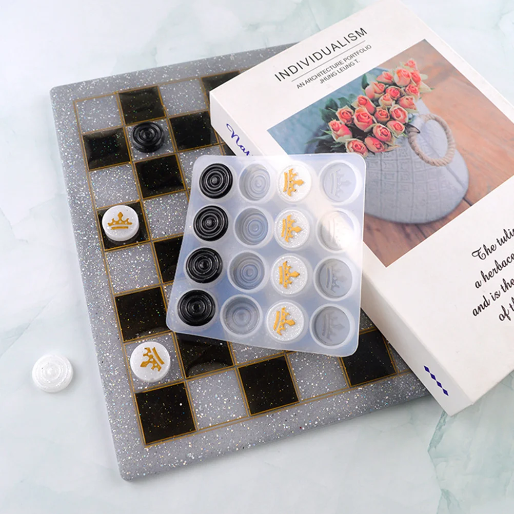 2 шт. шахматная силиконовая форма премиум-класса многоразовое литье украшение