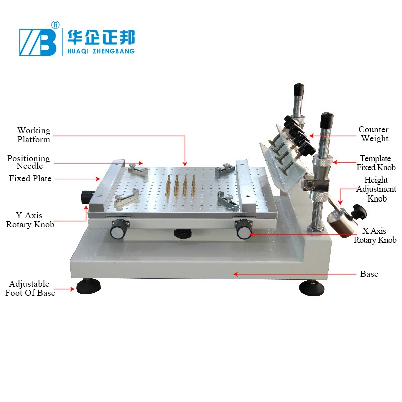 

PCB Solder Paste Screen Printing Machine Stencil Printer