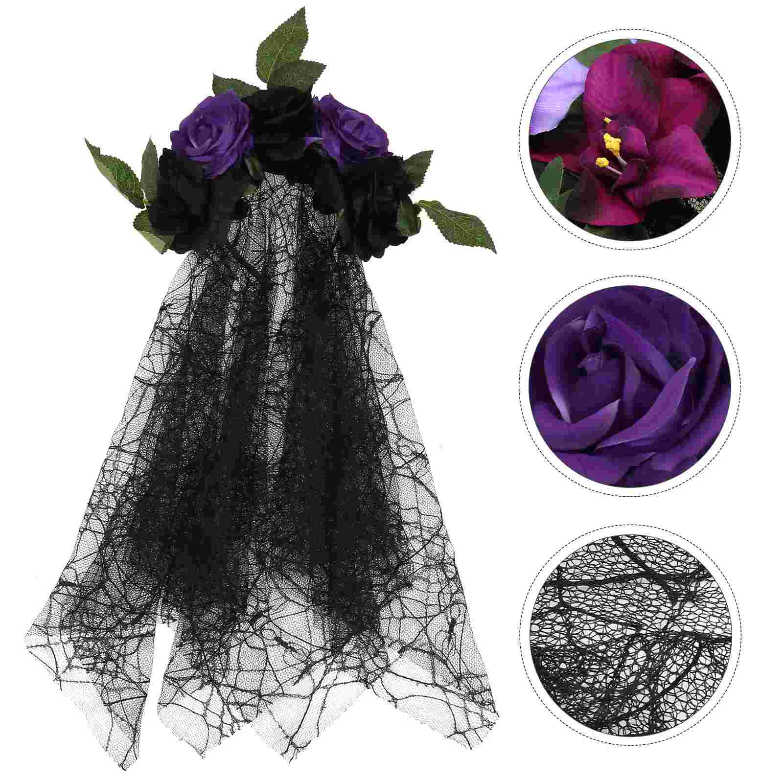 Повязка на голову с цветочным узором для девочек повязка розой праздничный