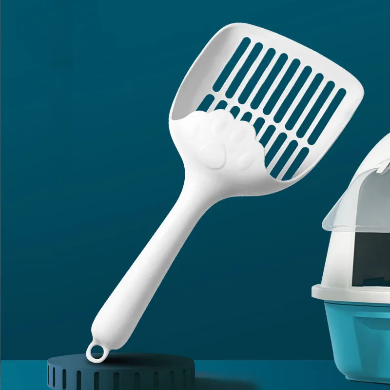 

Большой Лопата для кошачьего туалета, Высококачественная длинная полоска, утечка для песка с большим отверстием, удобная перегородка, можно повесить на кошачий наполнитель