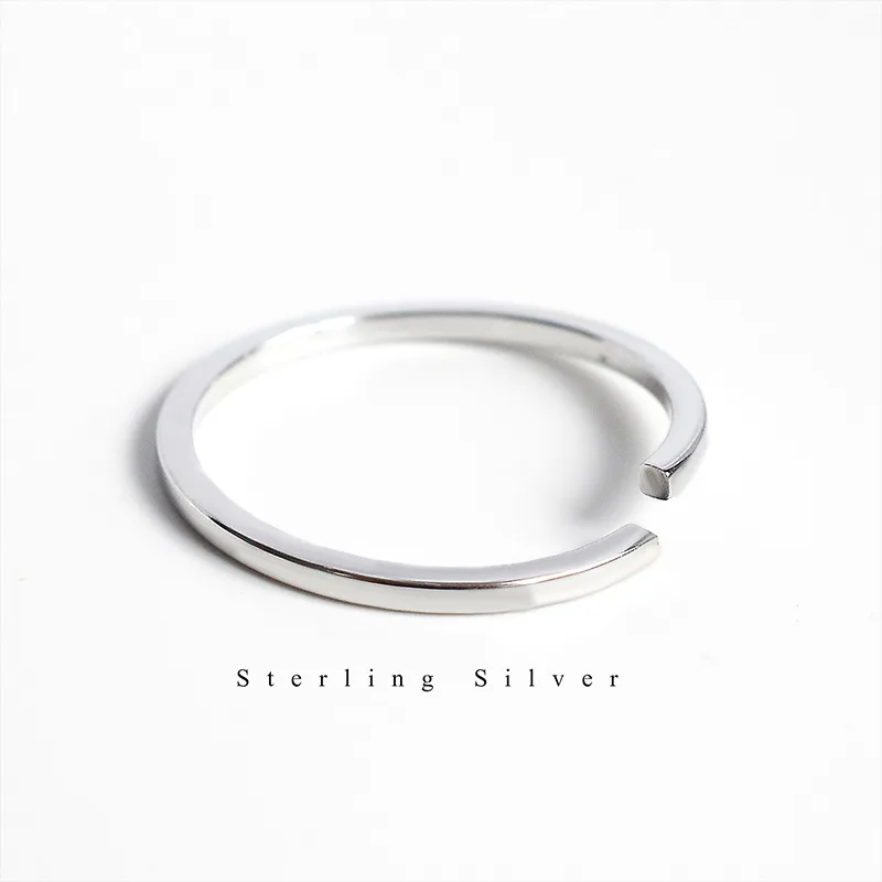 Кольцо из стерлингового серебра 925 пробы-модные ювелирные изделия для женщин в