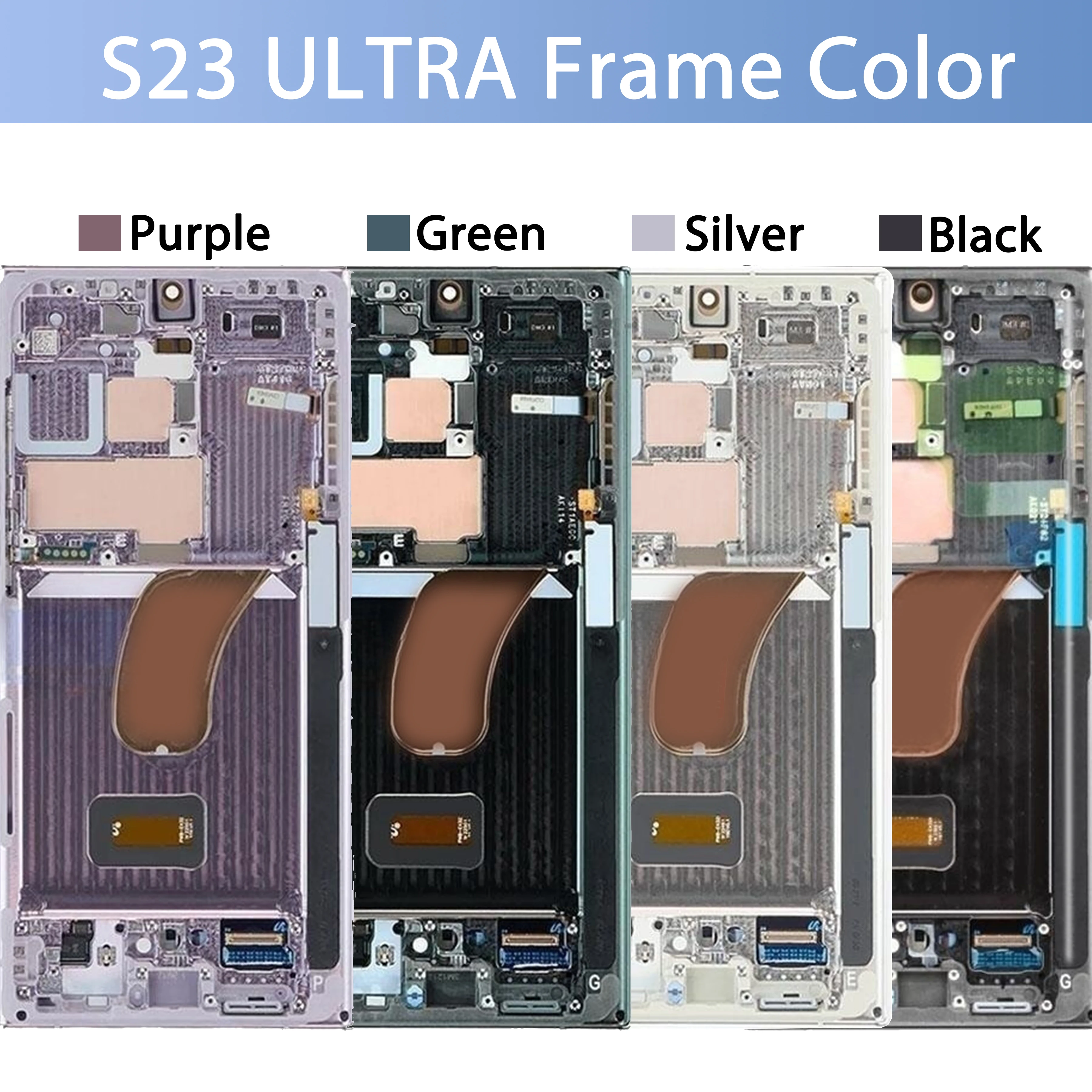 6 8 &quotSuper Amoled для Samsung S23 Ultra ЖК-дисплей с дигитайзером сенсорного экрана в сборе S23U