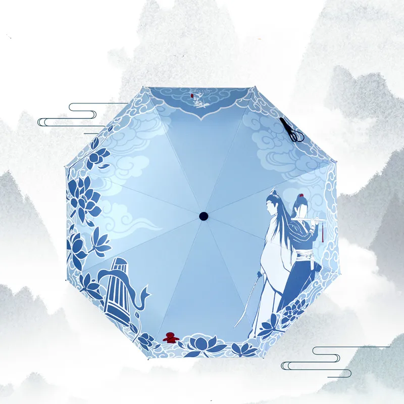 

Grandmaster of Demonic Culture Mo Dao Zu Shi Lan Wangji Wei Wuxian BL Anit-SUV зонт от солнца, дождя реквизит для косплея подарки