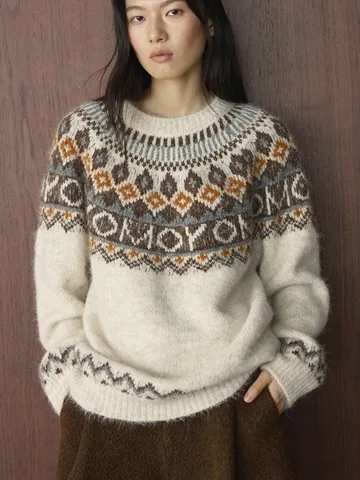 Женский шерстяной свитер RZIV